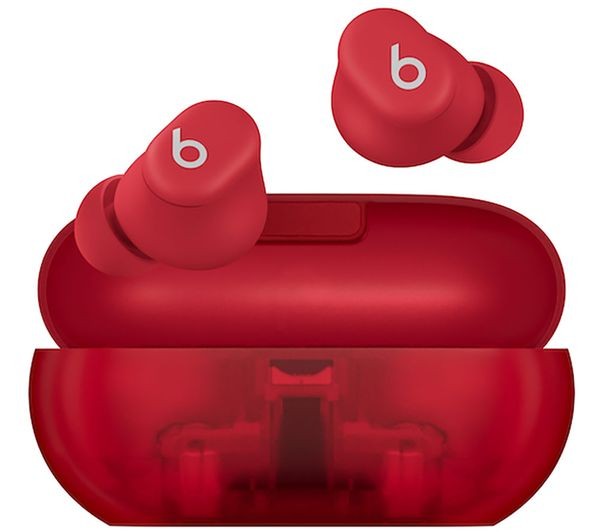Beats Solo Buds - True Wireless Earbuds - Transparent Red