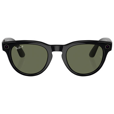 Ray-Ban Meta Headliner Sunglasses, in Shiny Black Frame/Polar G15 Green Lens | by West Marine