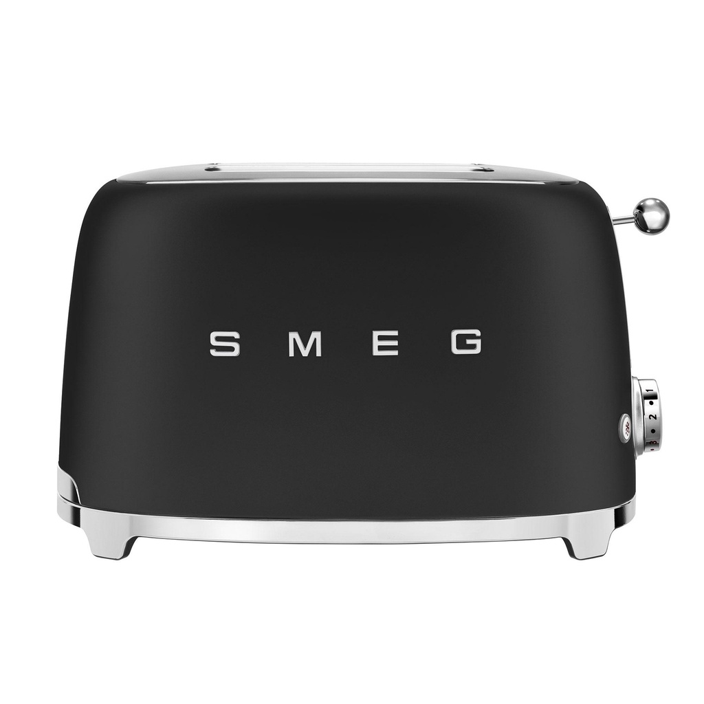 Smeg Tostapane 2 fette, 950 W,  TSF01BLMEU Estetica 50's Style - Nero