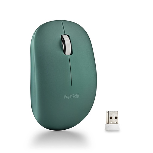 NGS FOG PRO Green Mouse Ambidestro RF Wireless Ottico 1000 DPI