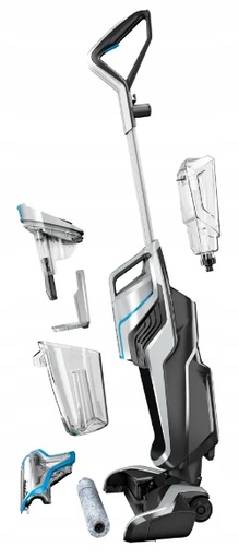 BISSELL Crosswave Aspirapolvere multifunzione a batteria 3 in 1 - Aspirazione/Lavaggio/Asciugatura - Funzione autopulente
