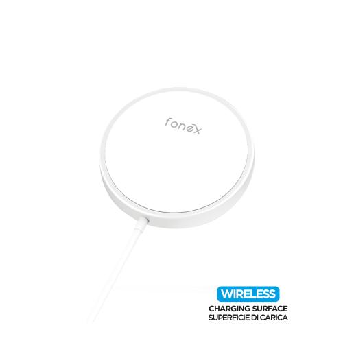 Fonex Caricabatteria Wireless 15w White**